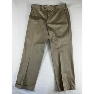 Mens Saddlebred Dress Pant Brown Size 36 inseam 30 Excellent Condition r2/3